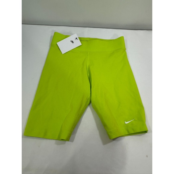 Nike Pants - Nike Neon Green Womens Sportswear Bike Workout Shorts Size XS CZ8526-321 New